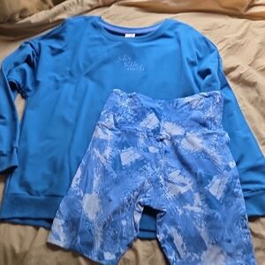 Secret Treasures Blue Pajama Set